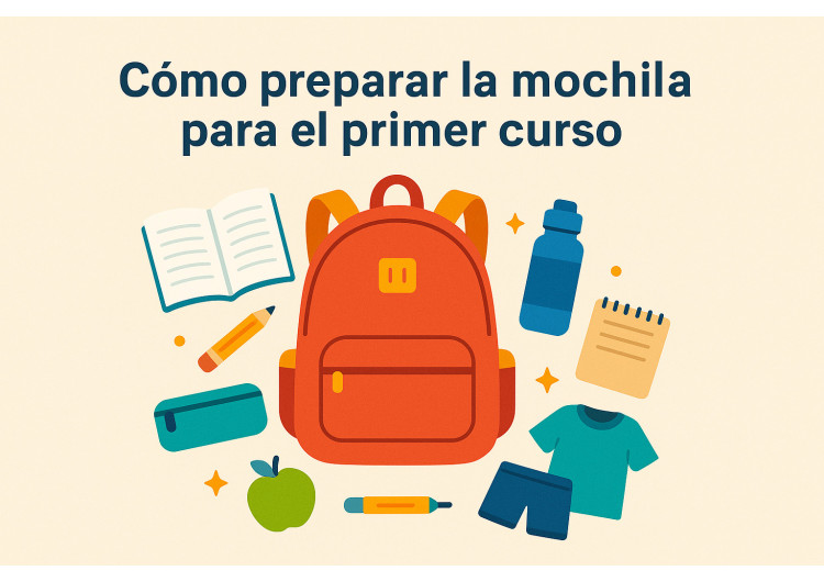 Cómo preparar la mochila escolar para el primer curso de tu hijo Cómo preparar la mochila escolar para el primer curso de tu hijo